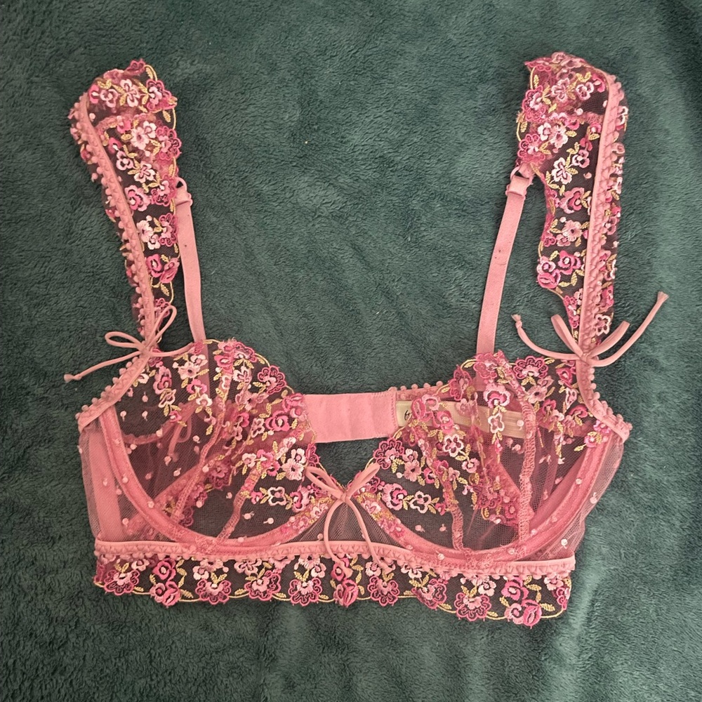 For love and lemons fan floral bra size small S